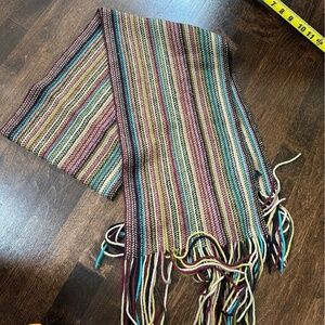 J Crew 100% wool scarf, 64in long